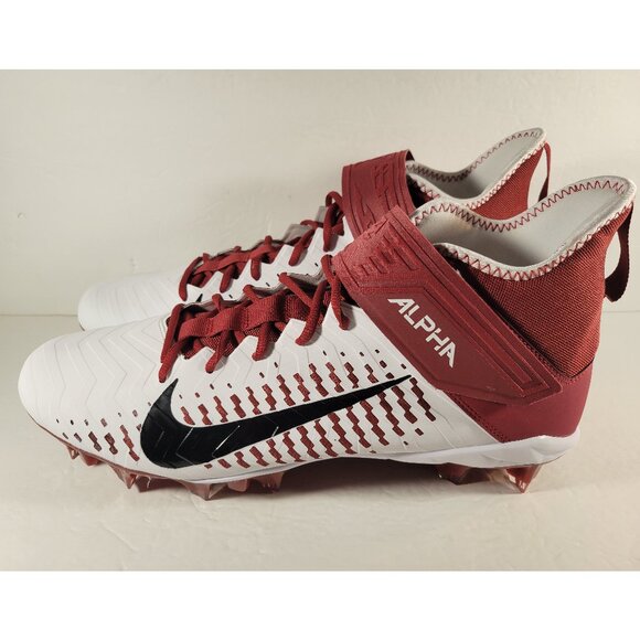 Nike Alpha Menace Pro 2 Alabama Crimson Tide Football Cleats BV3945-106 Size 15 - Picture 1 of 6